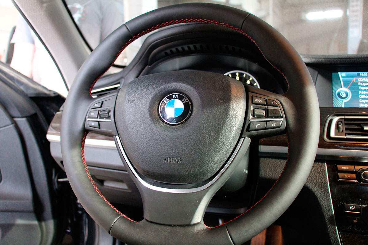 Перетяжка руля BMW Перетяжка руля BMW